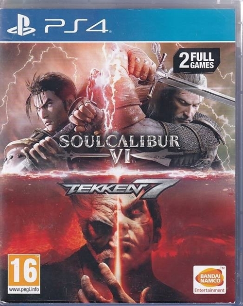  Soulcalibur VI plus Tekken 7 - PS4 (B Grade) (Used) (Eng)